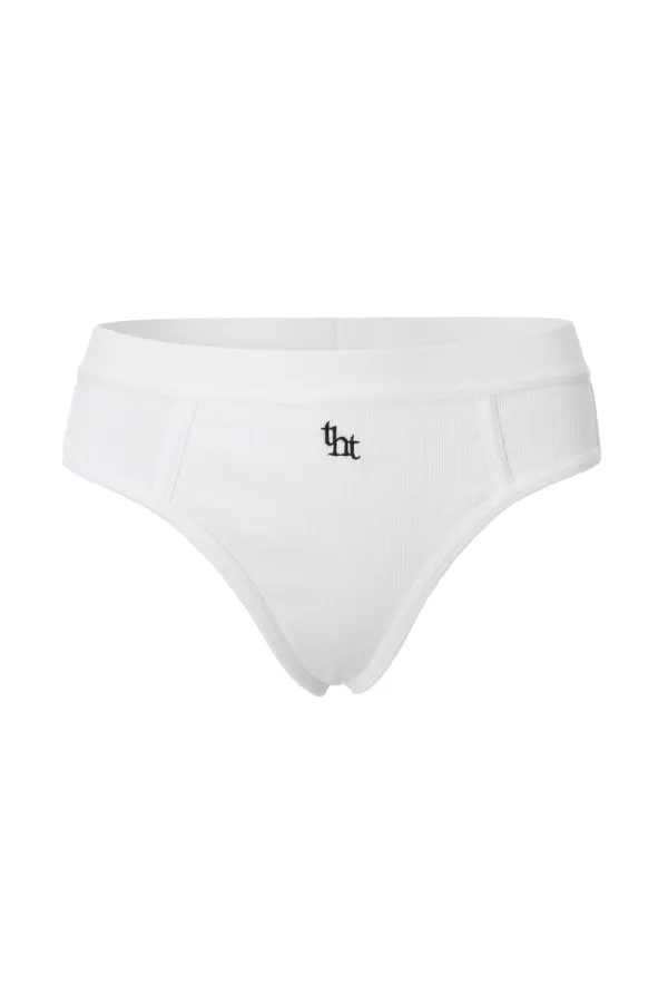 Rib logo thong