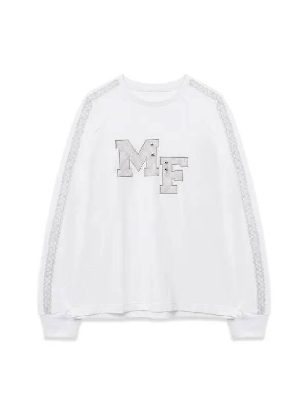 LOGO PATCHWORK T-SHIRT (WHITE)