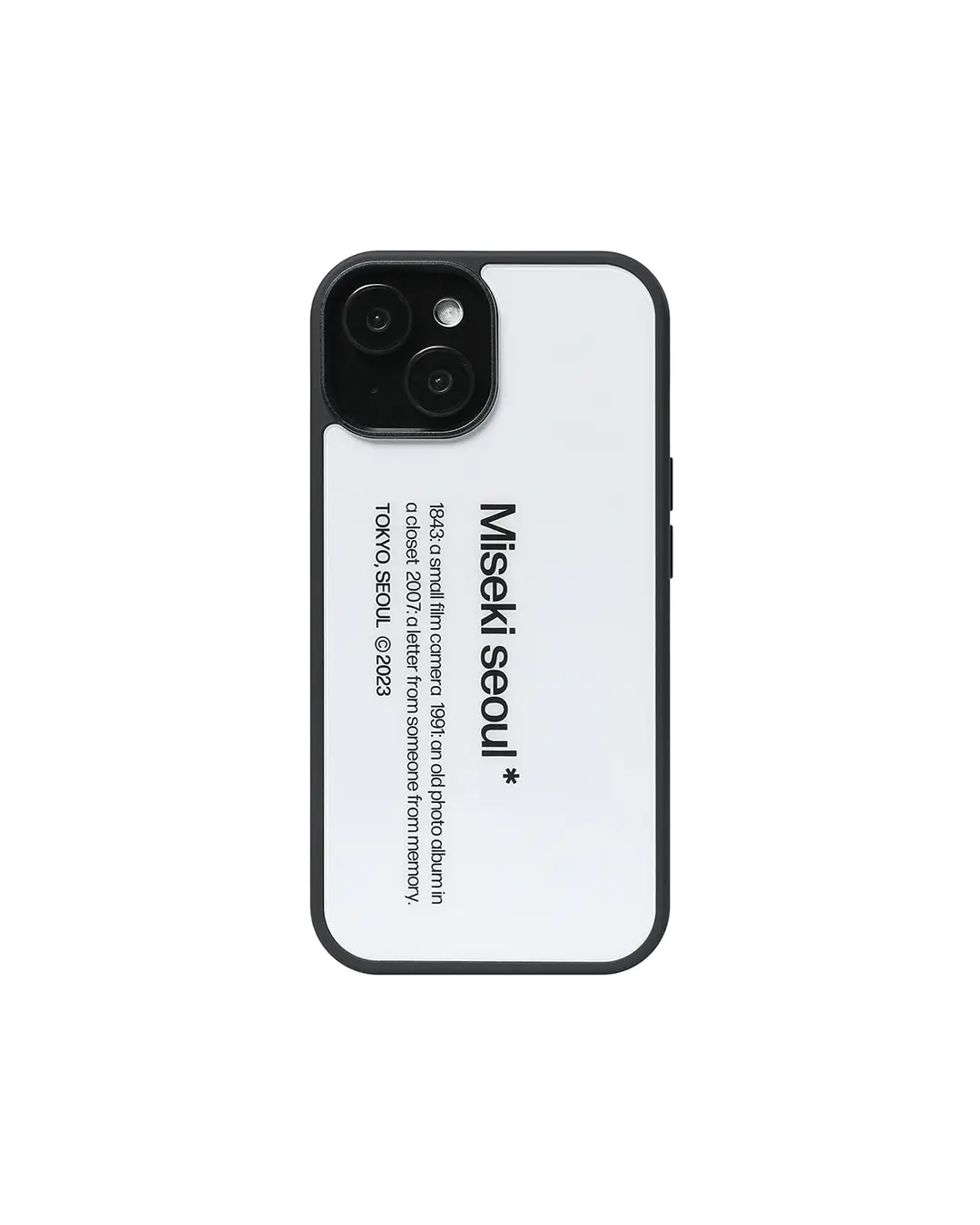 미세키서울 Misekiseoul graphic case 01 BUMPER WHITE 상품 이미지 3