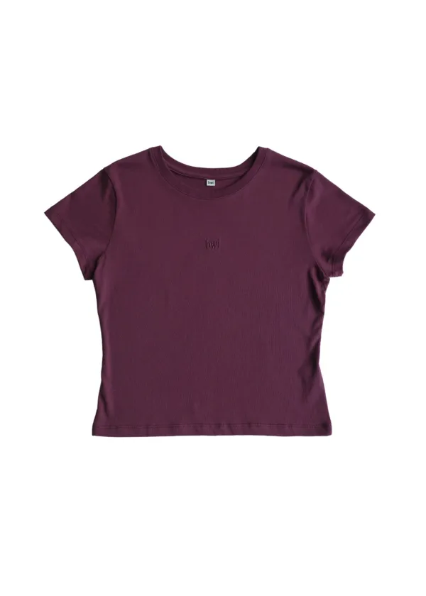 [ 바로배송 ]  HWI BASIC SLIM T [PIGMENT PLUM]