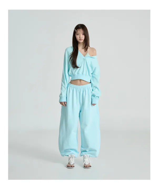 Molly V-neck hoodie - Loose ver.