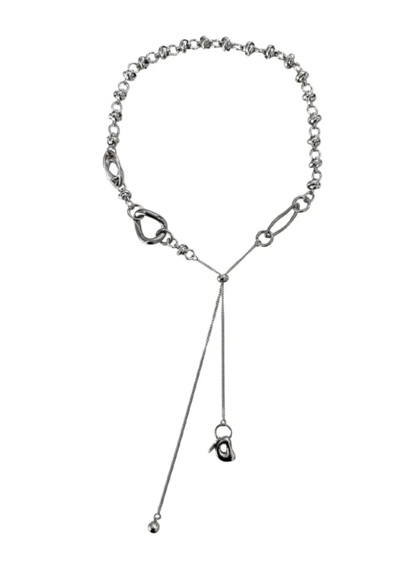 DAZE BOLD NECKLACE / SILVER