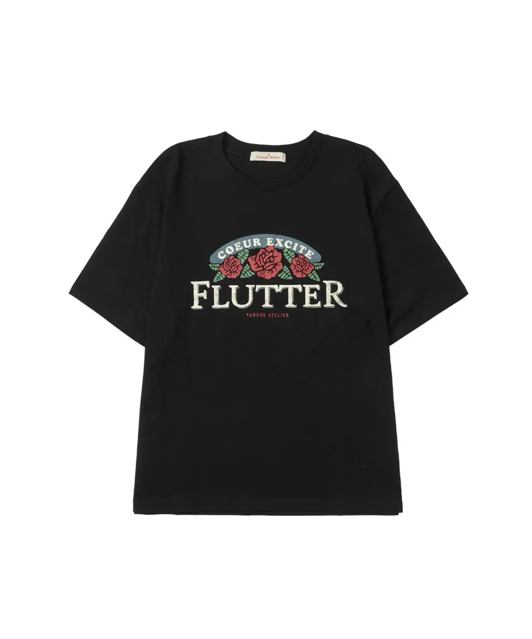 반원 아뜰리에 A3519 Flutter 티셔츠_Black 상품 이미지 3