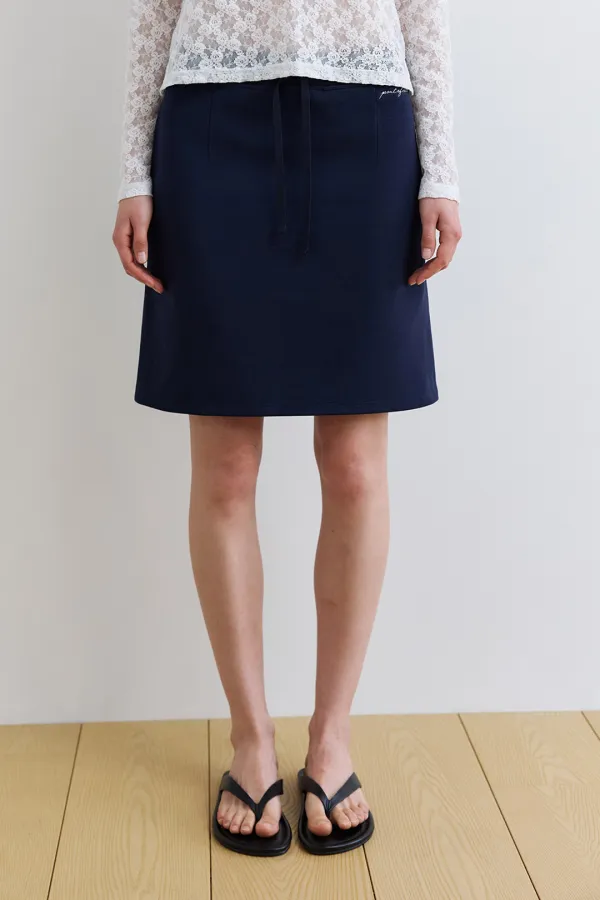 sarah jersey skirt_navy