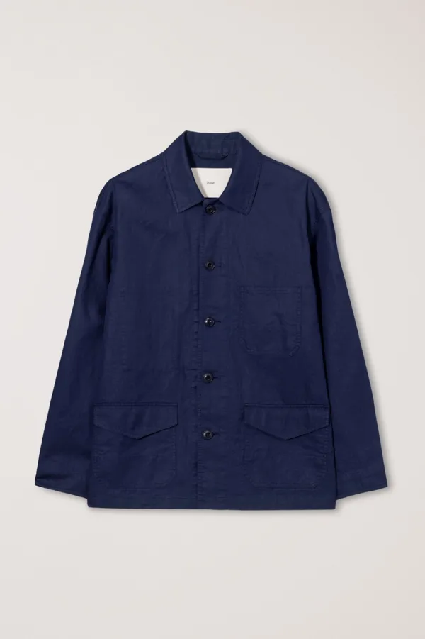 UNISEX CHORE JACKET NAVY_UDJA6B122N2