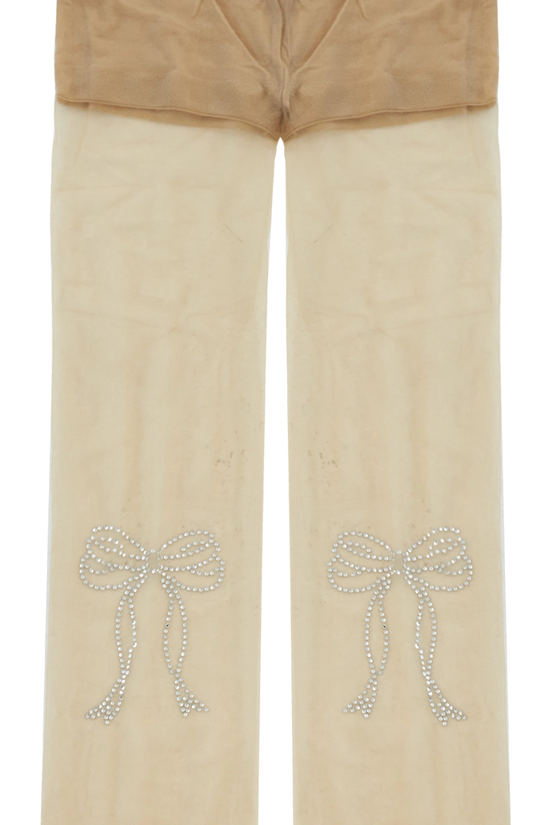 오드원아웃 STONE RIBBON STOCKING BEIGE 상품 이미지 3
