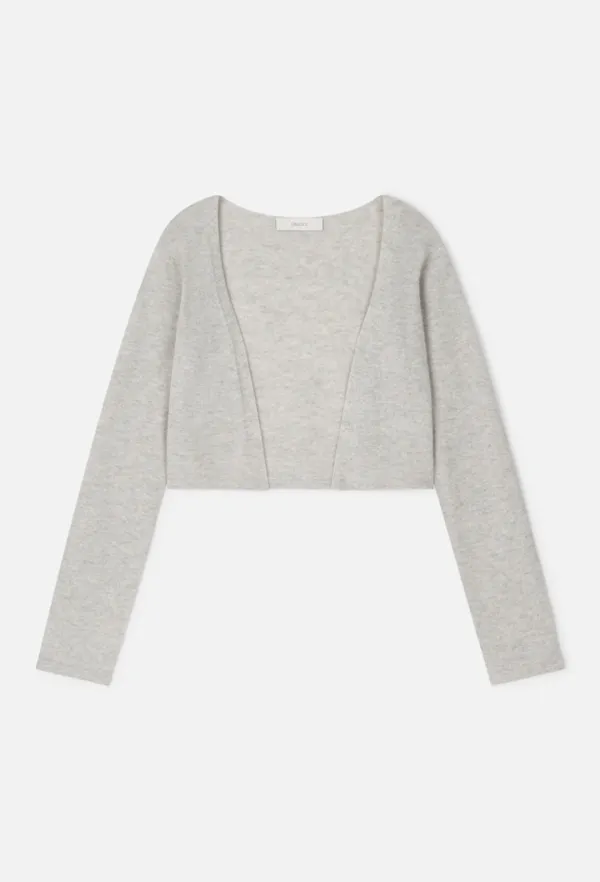 Cashmere Joy Knit Cardigan (Gray)