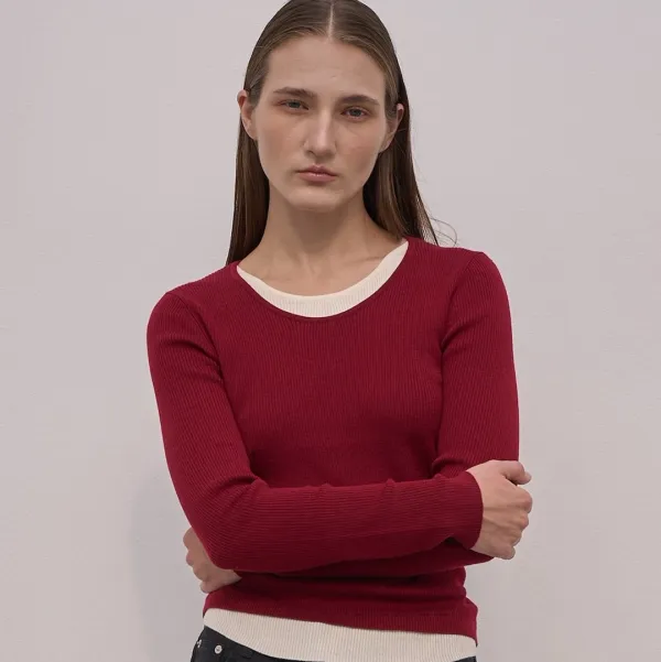 Layered Knit Ts_3Color