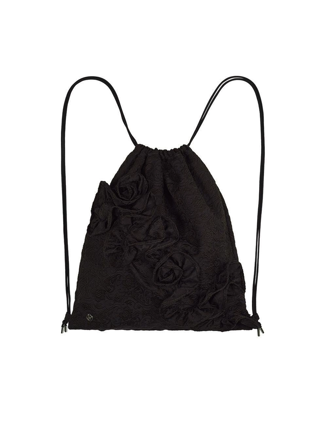 솔티페블 DAMASK FLOWER STRING BAG [BROWN] 상품 이미지 2