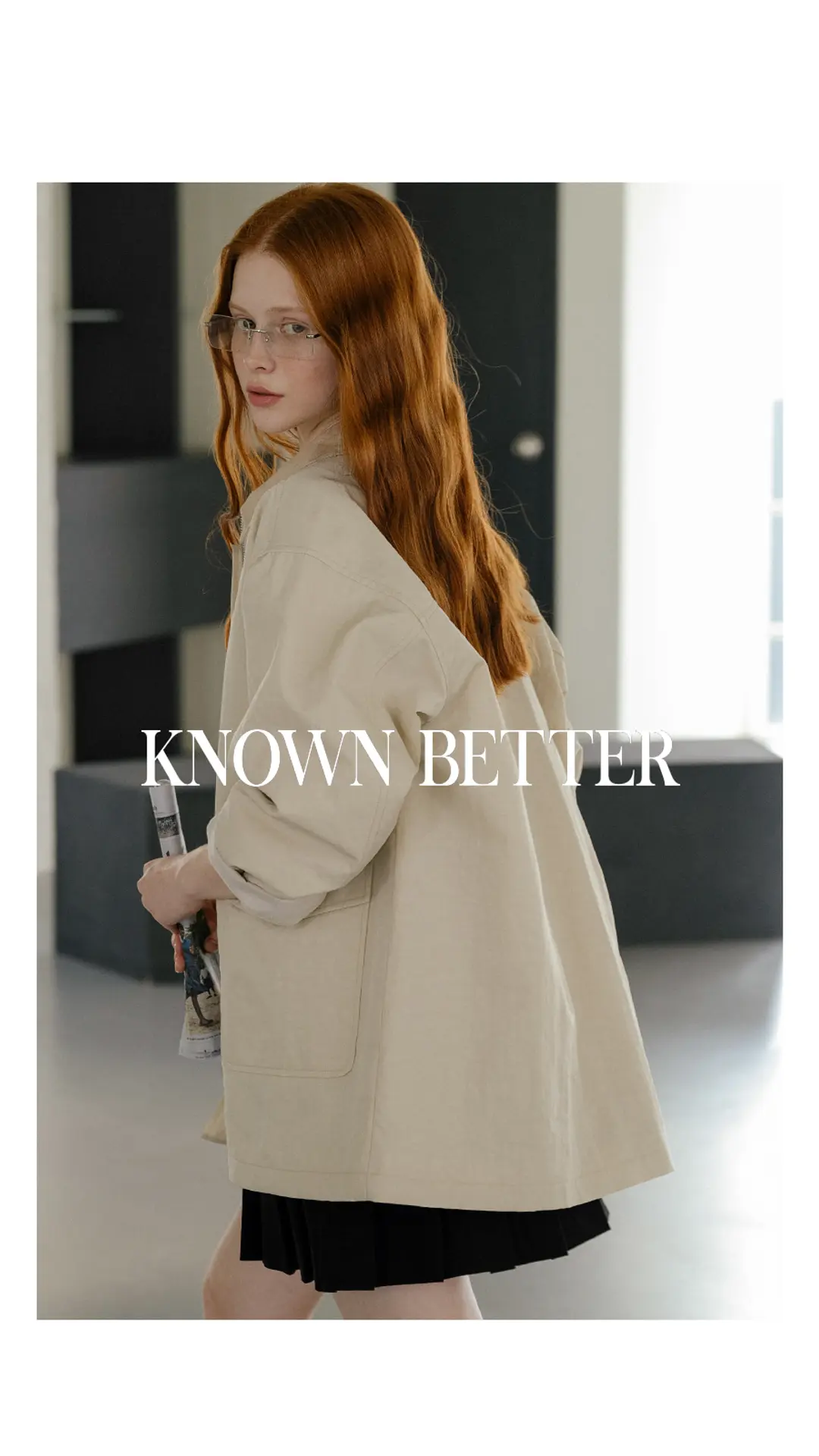 노운베러 Rainy coloring nylon half jumper_Beige 상품 이미지 3