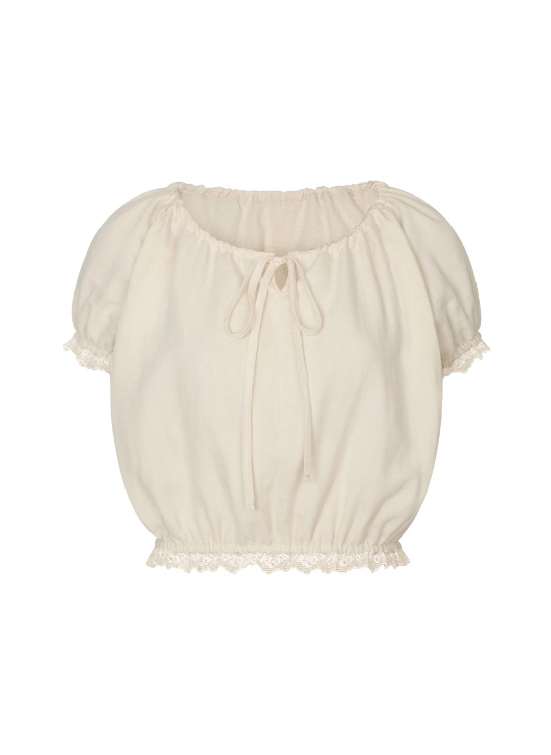 루루서울 Zen Lace String Top (Oat Cream) 상품 이미지 1