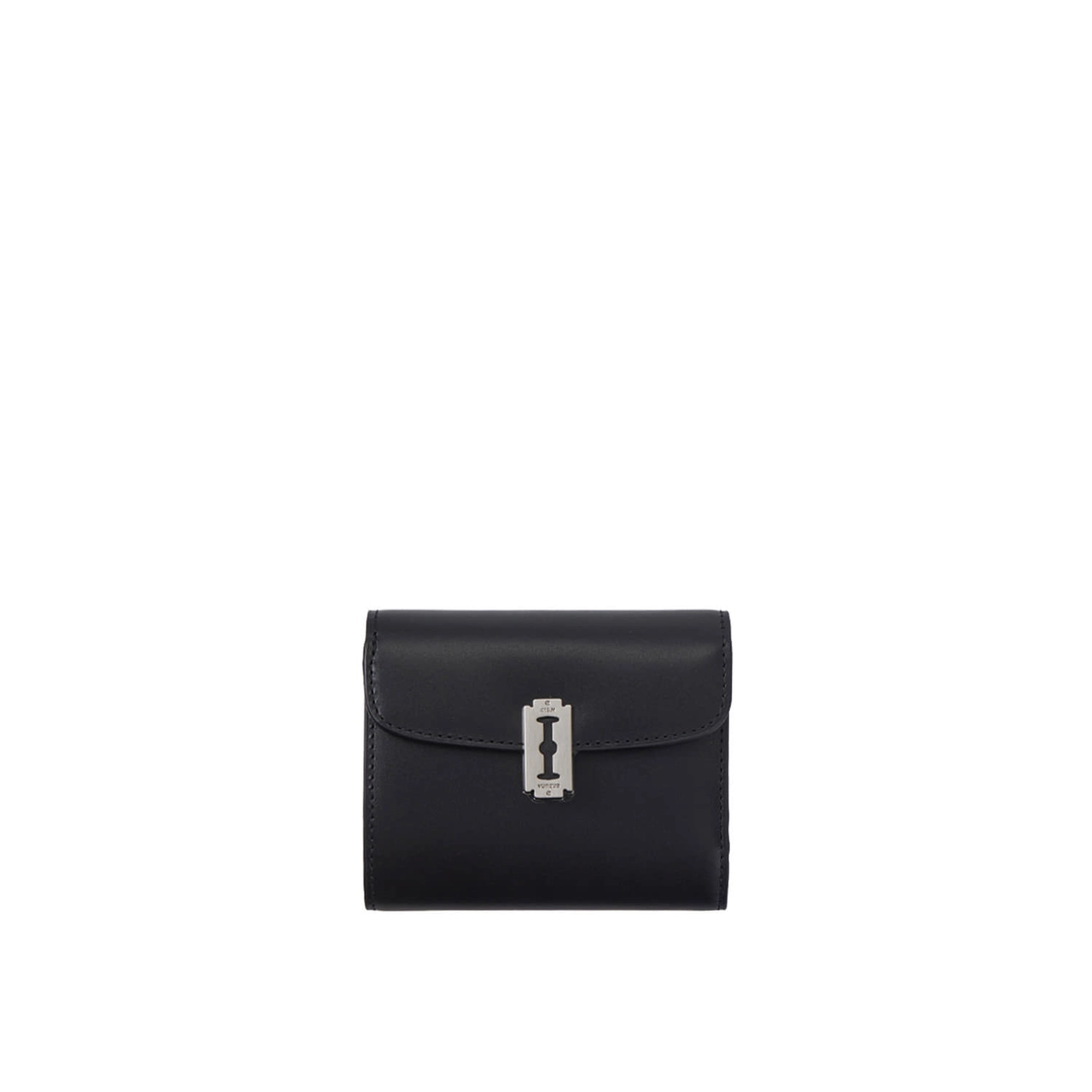 분크 Semi Lune Tri-Fold Half Wallet (세미 룬 3단 반지갑) Black 상품 이미지 1