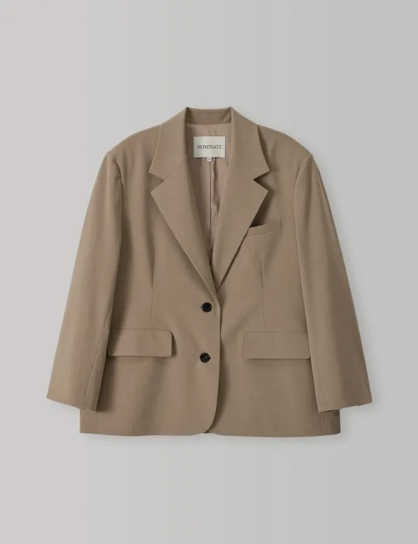 Breeze Tailored Jacket (Stone Beige)