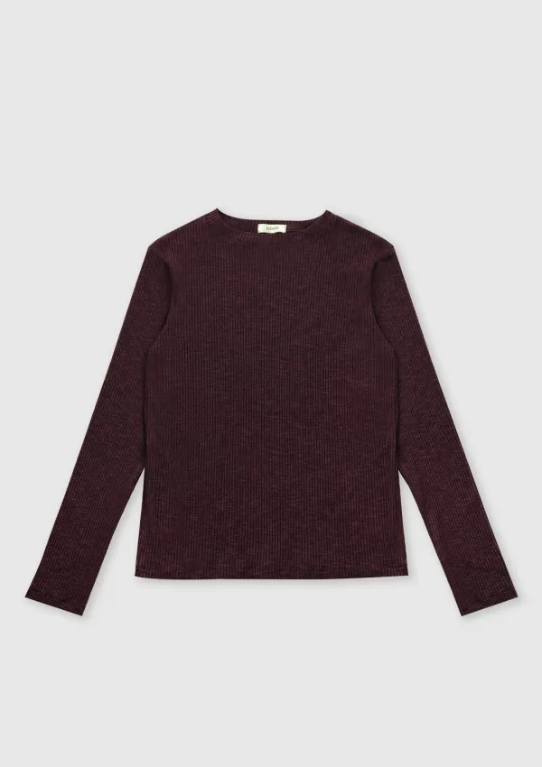 Thumb Hole Tee (Purple)