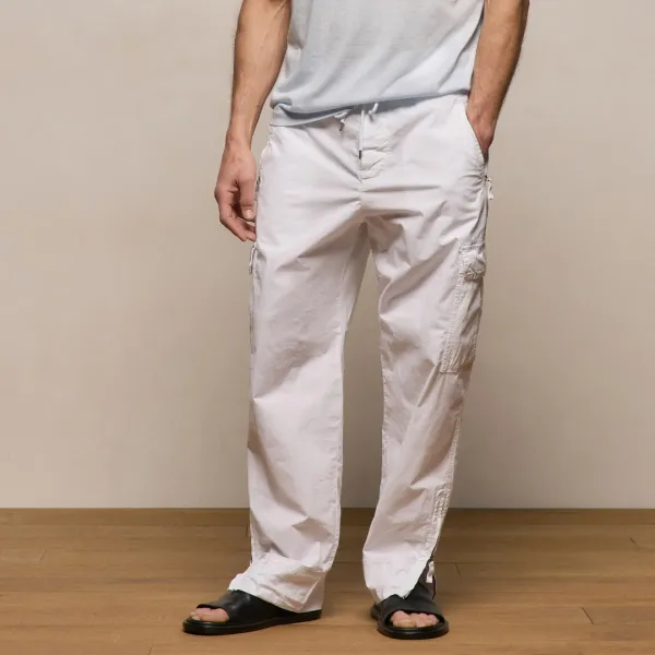 Parachute Poplin Cargo - White