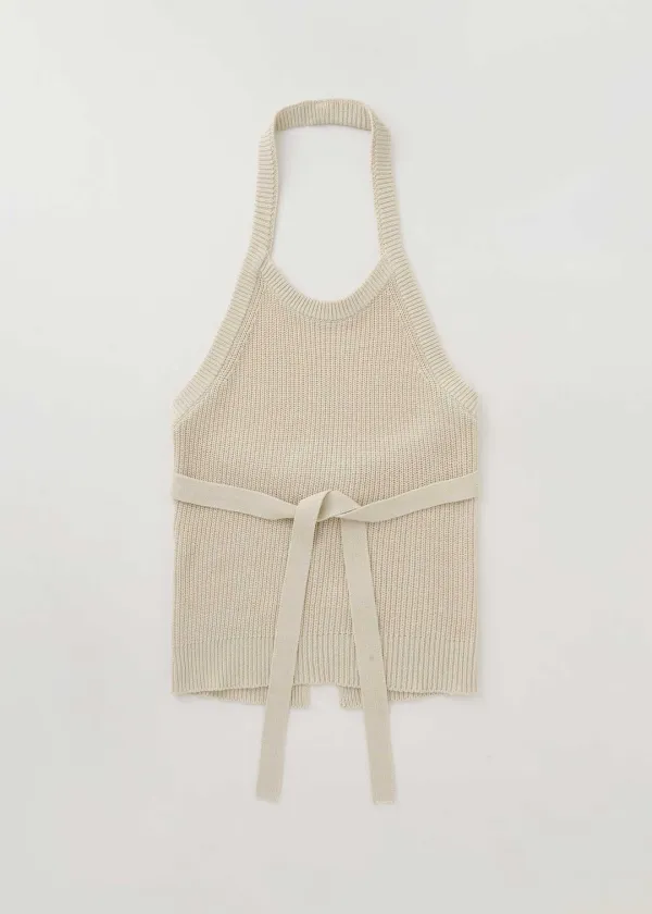 Wrap Sleeveless Knit(Light Beige)