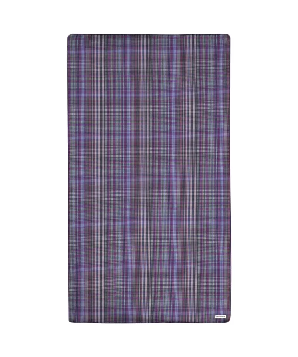 HAZE CHECK MATTRESS COVER PURPLE