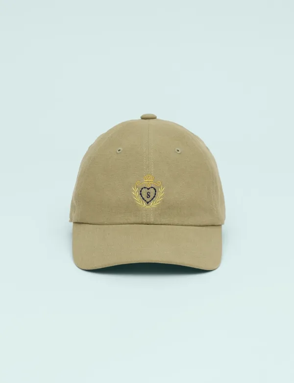 Symbol Linen Ball Cap (Khaki)