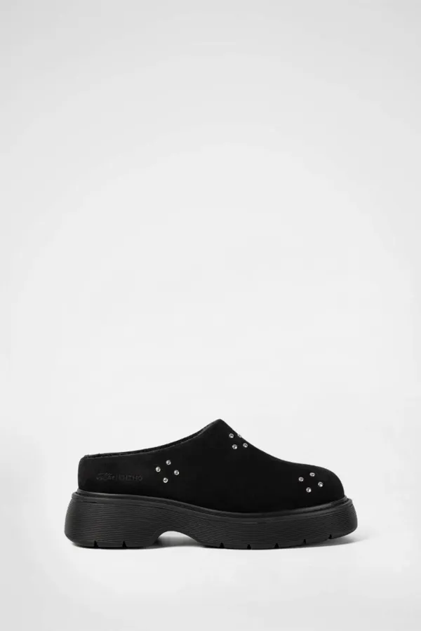 NOREL FUR CLOG / BLACK