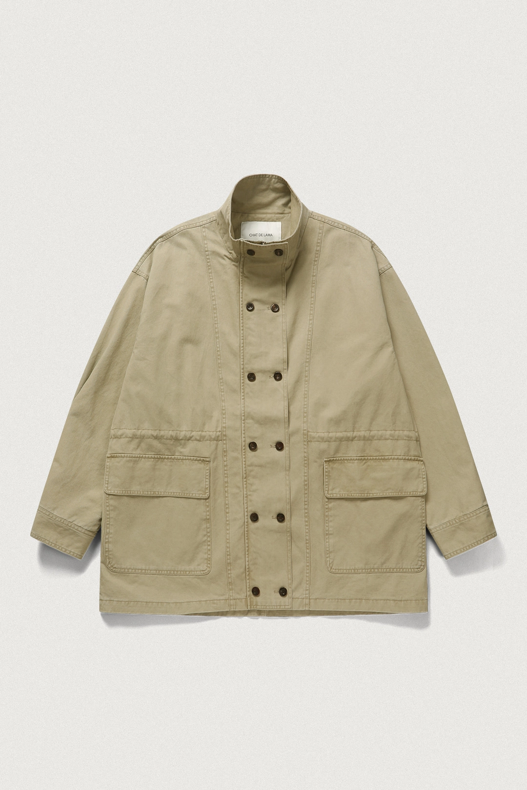 샤드라마 SAND WASHED FIELD JACKET [FADE KHAKI] 상품 이미지 1