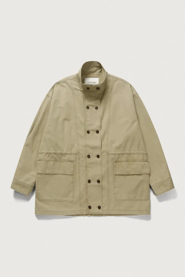 SAND WASHED FIELD JACKET [FADE KHAKI]