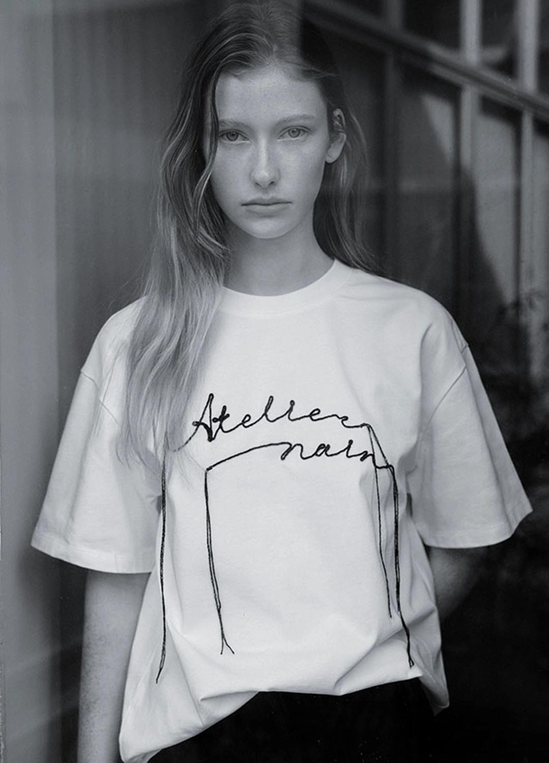 아뜰리에 나인 (T-7046)LOOP CHAIN POINT TEE 상품 이미지 3