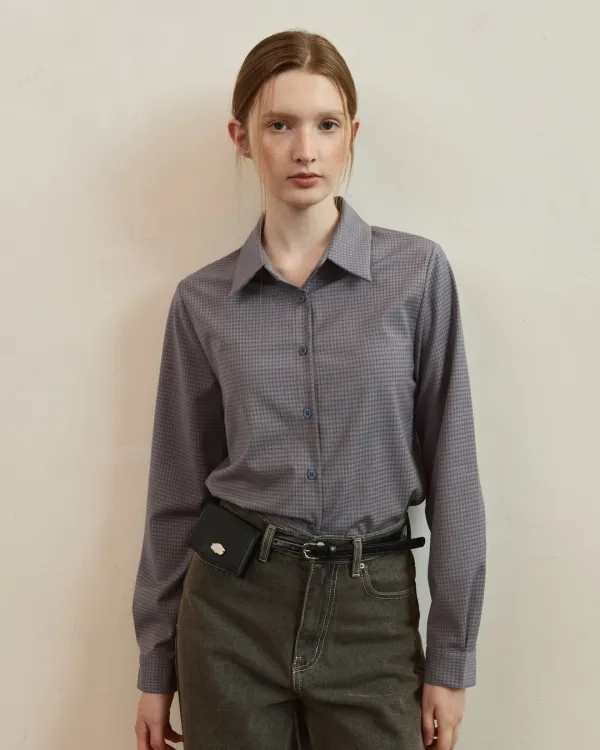 Standard slim fit clean shirts - blue