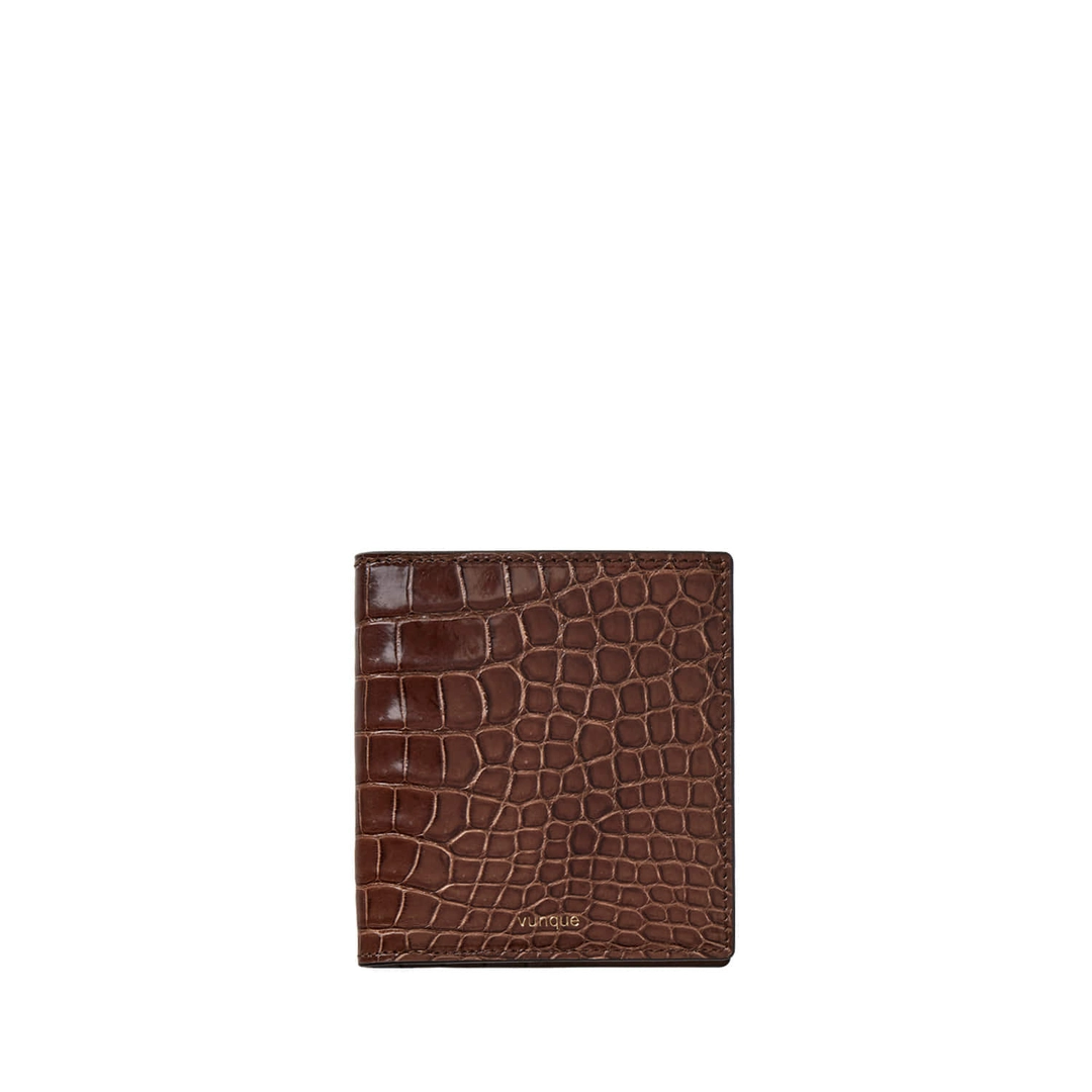 분크 Ecllat Perfec Slim Card Half Wallet (에끌라 퍼펙 슬림 카드 반지갑) Brown 상품 이미지 1