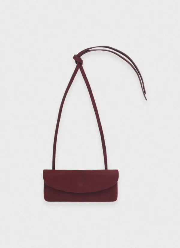 How string bag - deep red