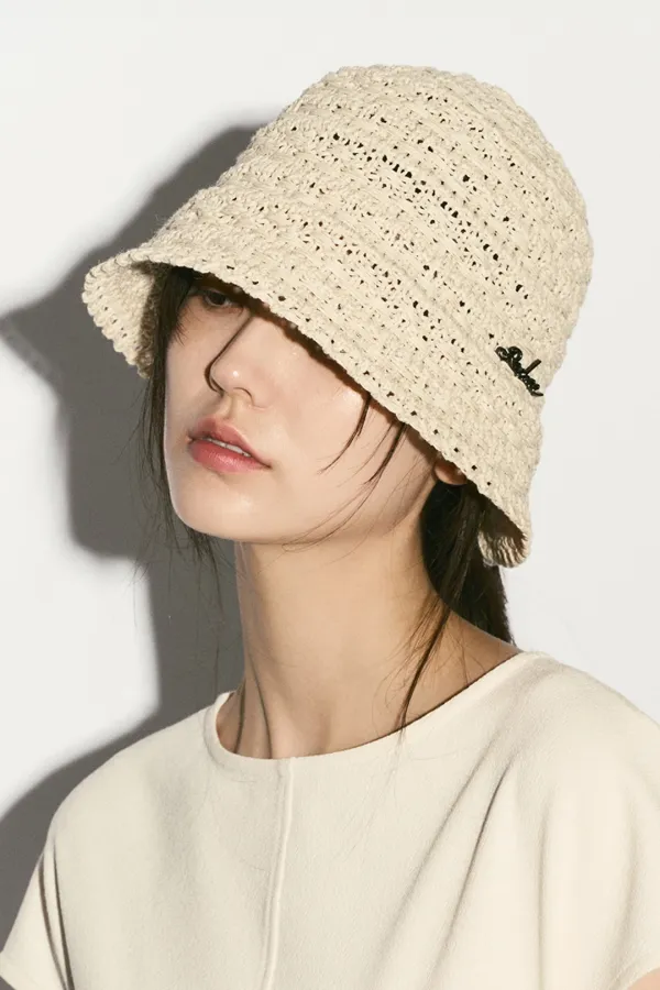 CROCHET BUCKET HAT OATMEAL