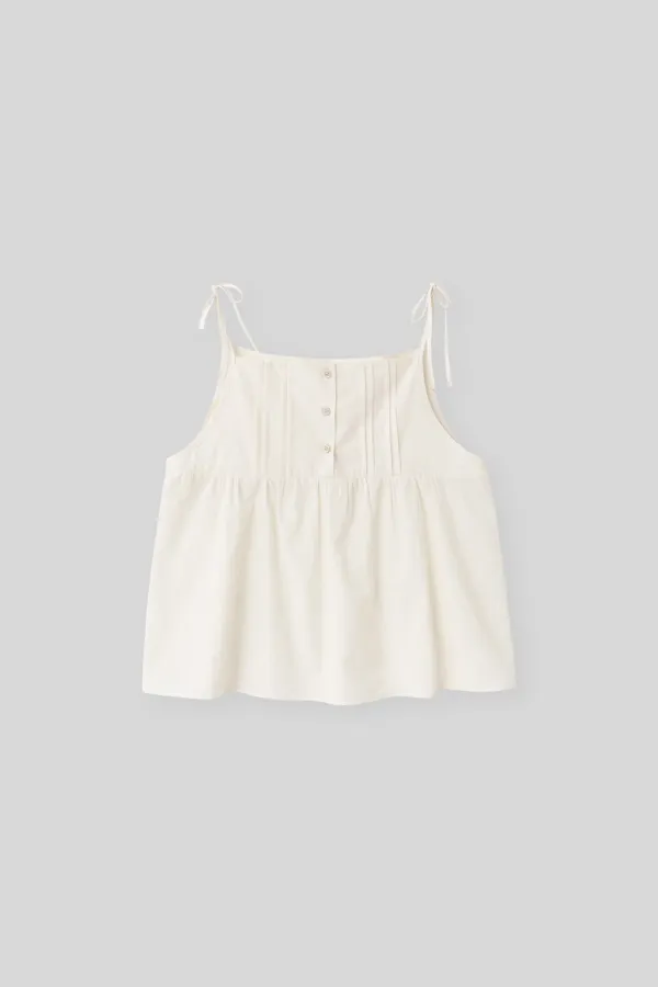 Cottage strap blouse (natural)