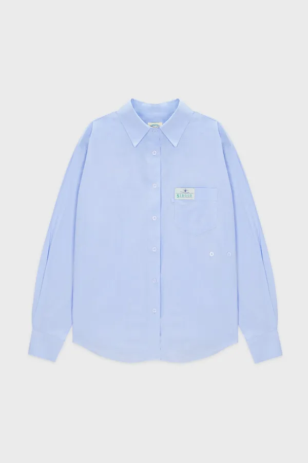 Classic Cotton Shirt (Light Blue)