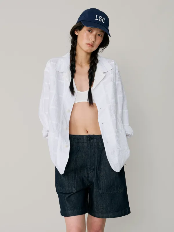 Paper work jacket_Off white