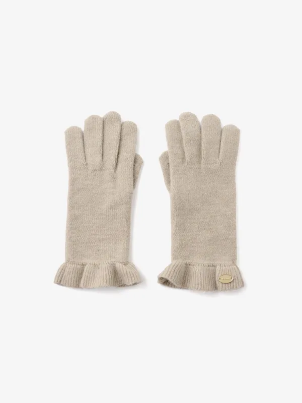 RONI frill knit gloves_2colors