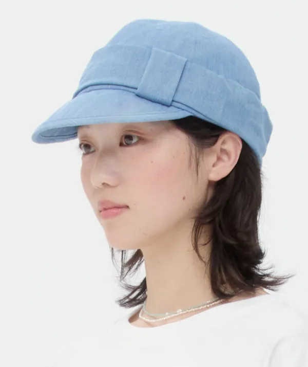 Denim Belted Cap [Light Blue]