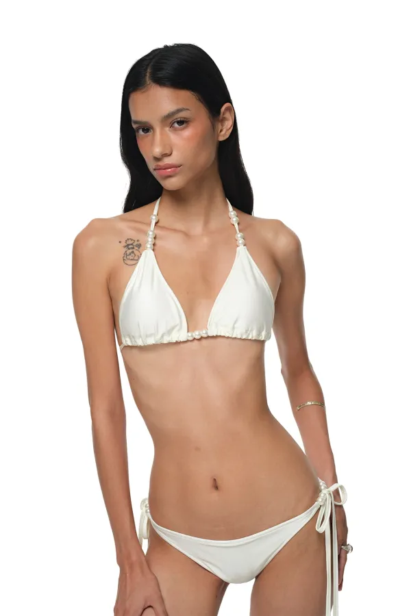 PEARL GLITTER BIKINI (IVORY)
