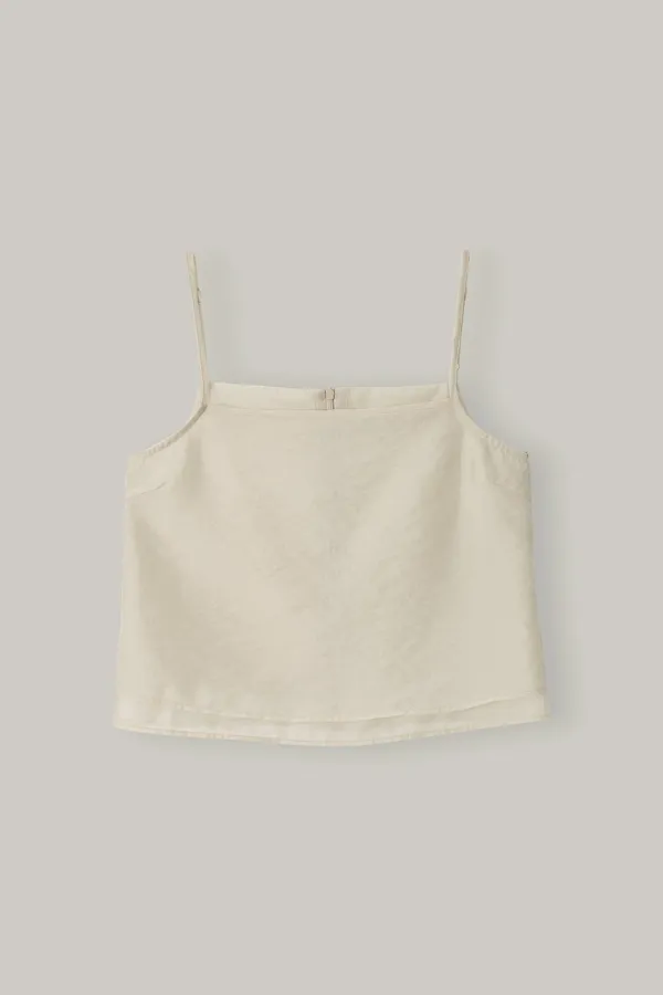 Sheer Layered Bustier(Cream)