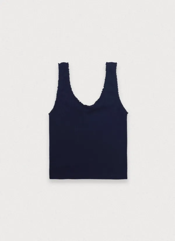 Sure lace sleevless - navy