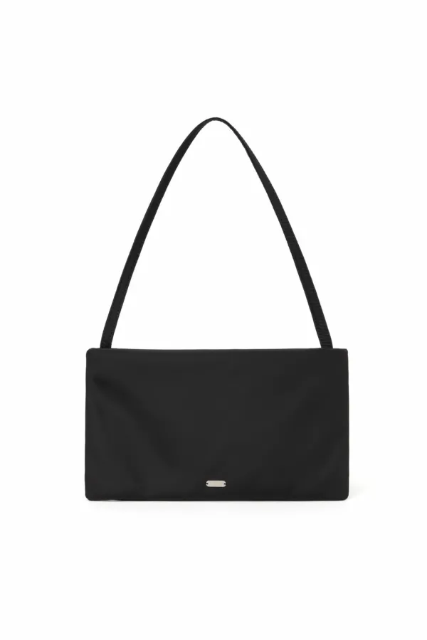 Nylon Panini Bag Black