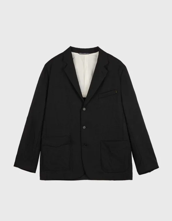SPORT WRINKLED BLAZER / Black