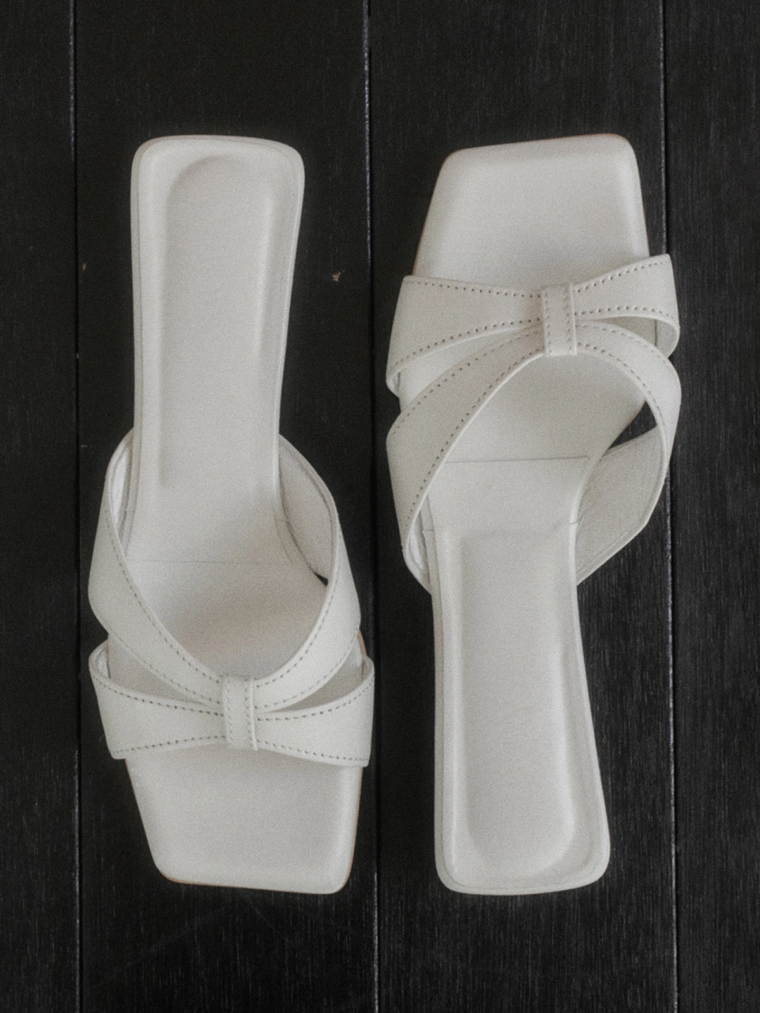 러브듀이 ANTIQUE mule(white stitch ver.)  / 아이보리 상품 이미지 3