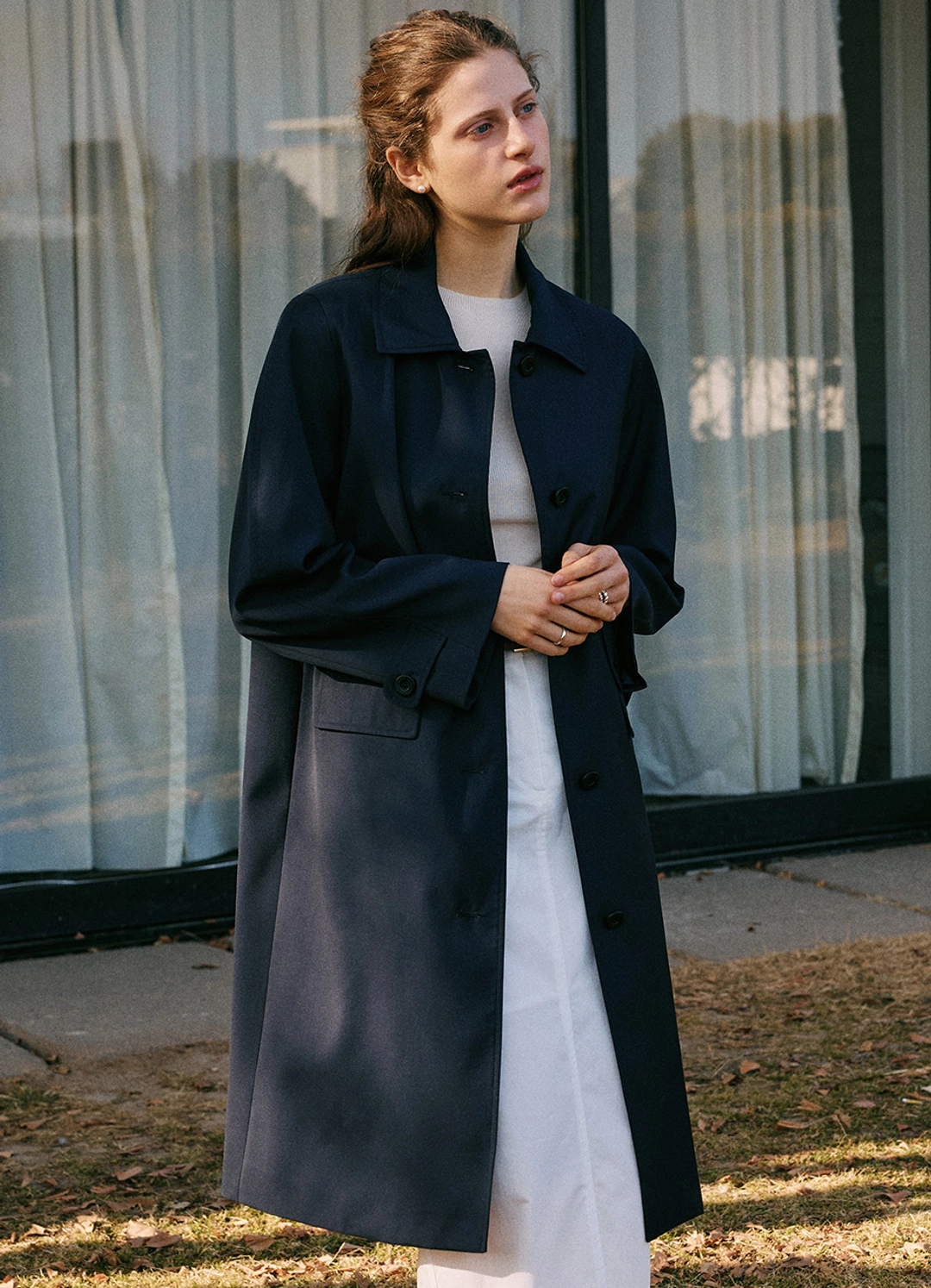 안젤로비안코 Lior Single Coat, Navy 상품 이미지 2