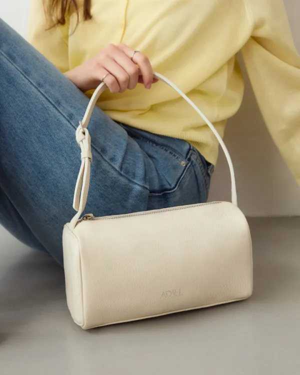 Nid minimal leather shoulder bag Msize - 4color