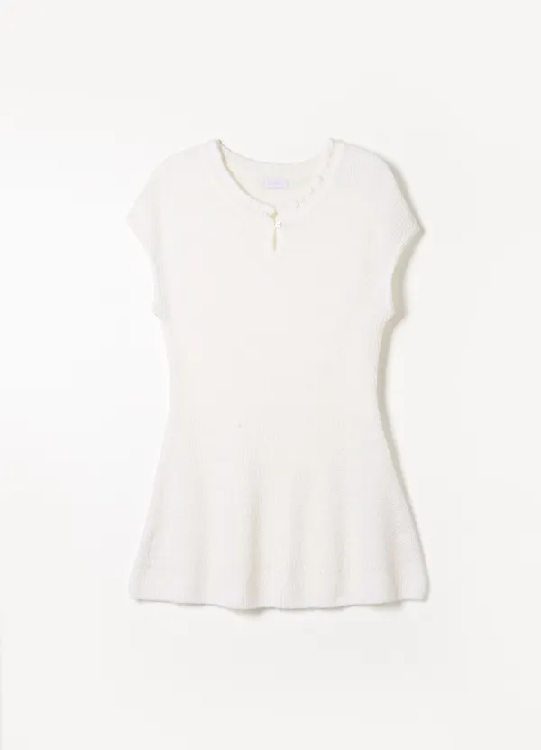 Mohair Knit Dress(Ivory)