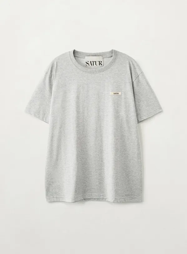 Supima Basic Crewneck T-Shirt - Melange Gray