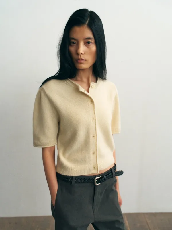 Arden Knit Cardigan_Cream - 더릴