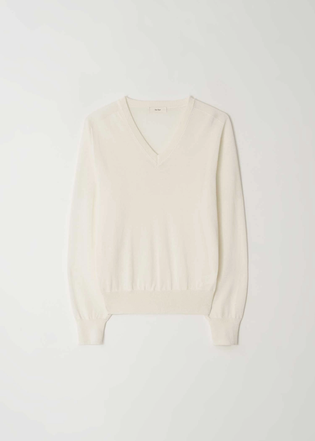 더라이 [1차] Wholegarment Cotton V-Neck Knit(Ivory) 상품 이미지 2