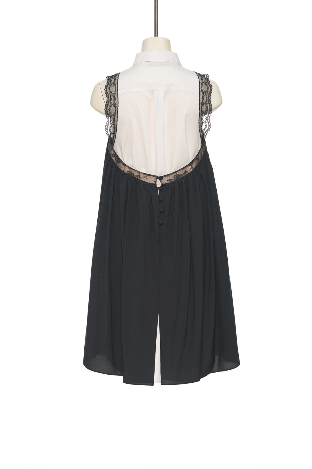 푸쉬버튼 SS25 BLACK SHRRING ALLOVER DRESS 상품 이미지 3
