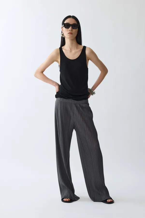Alida pleated straight PT