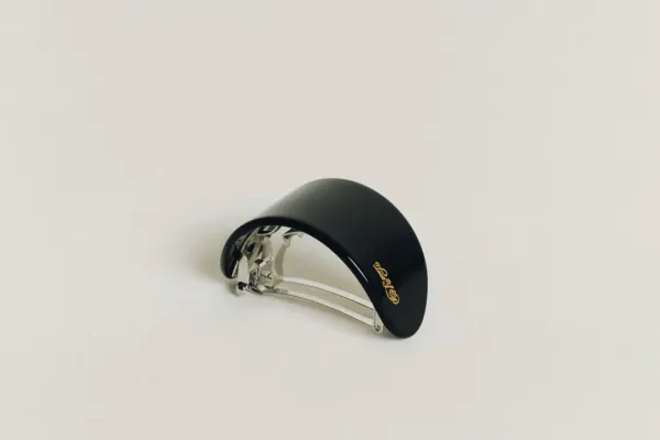 BARRETTE DEMI-LUNE BLACK